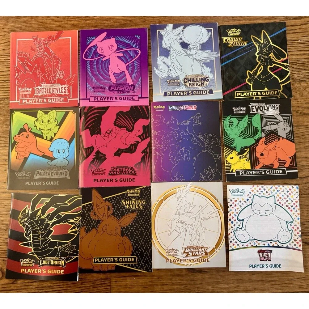 Lot of 12 Pokémon Booklets Player's Guides